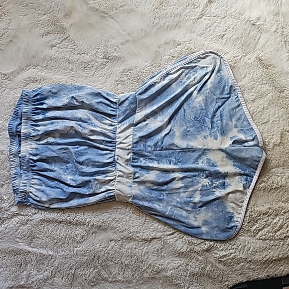 Tie dyed strapless romper - Picture 2 of 4